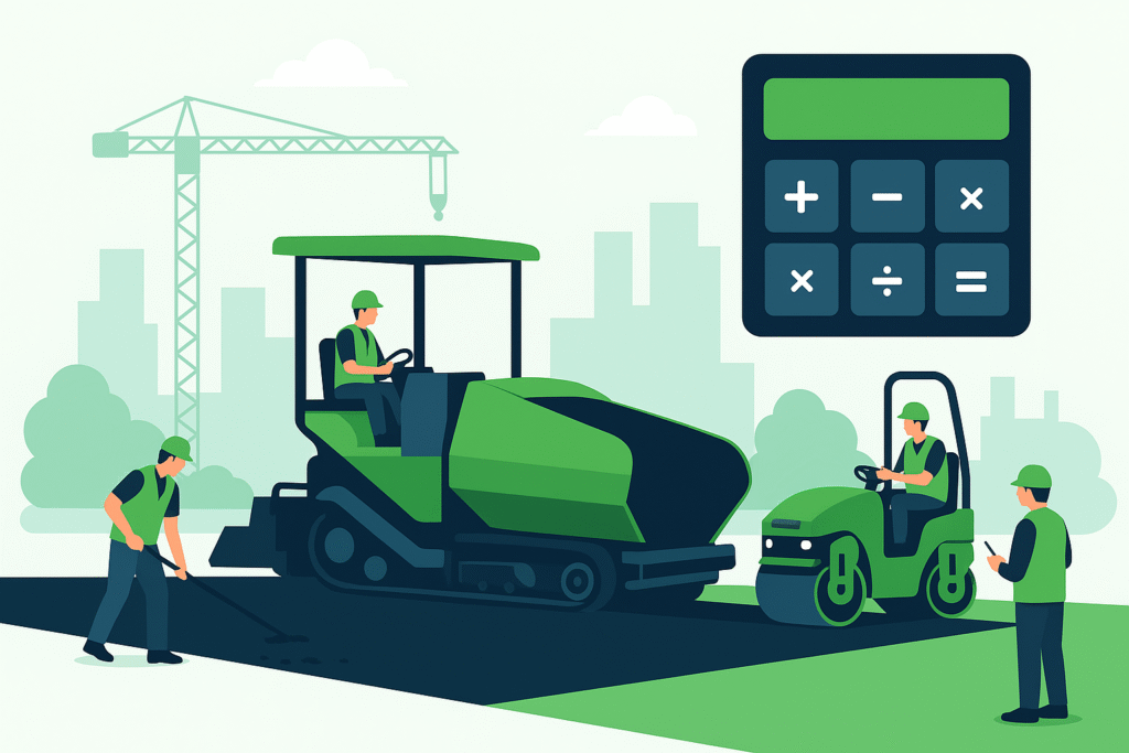 How to Calculate Asphalt Tonnage