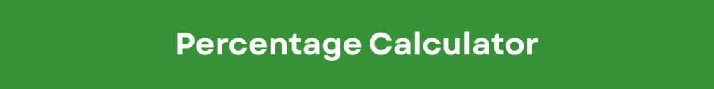 Percentage Calculator
